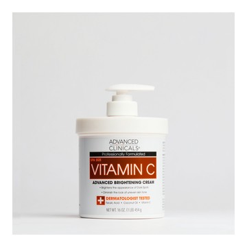 Advanced Clinicals Vitamin C Body Cream 16oz / 454g